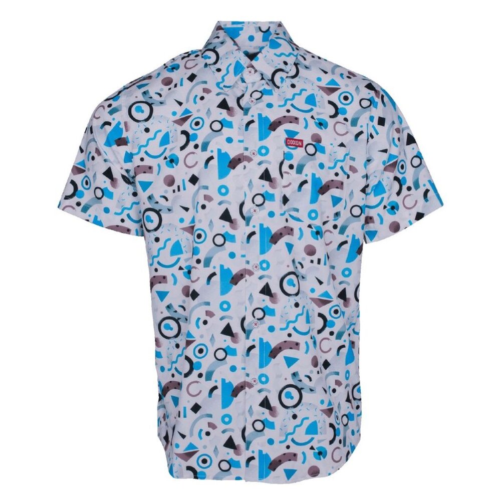Dixxon Shirt Mens 2X New Wave Short Sleeve Button Up NWT